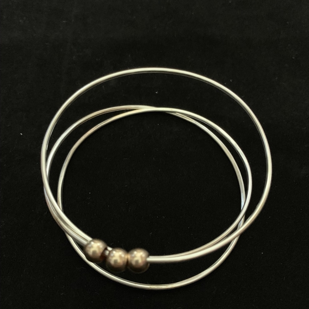 Britta Ambauen Gold Tone Wrap Bangle Bracelet New